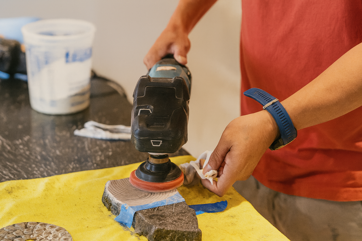 Stone Polishing and Honing